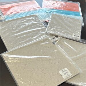 Stampin' Up! Bundle of Chipboard and sticky cuts for scrapbooking crafts